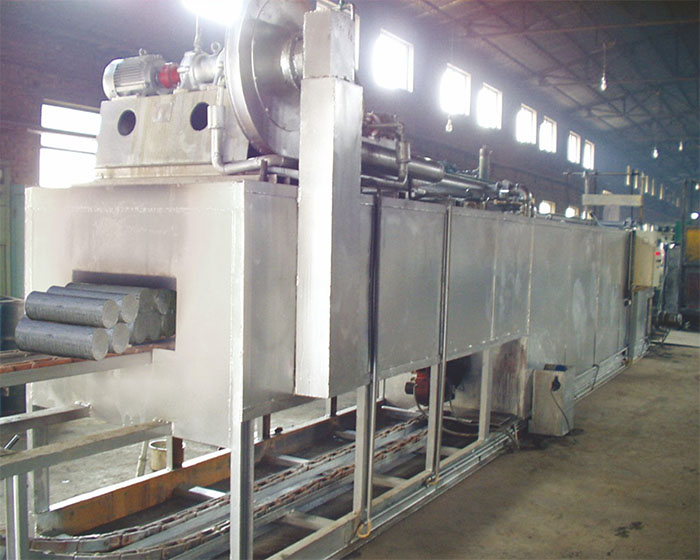 高效節(jié)能鋁棒加熱爐、長棒熱剪爐